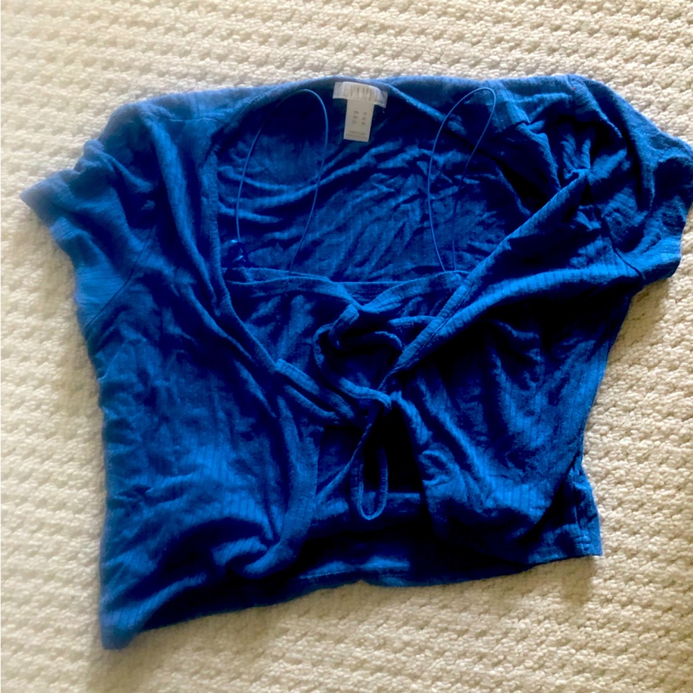 Navy blue blouse w Tank Set
